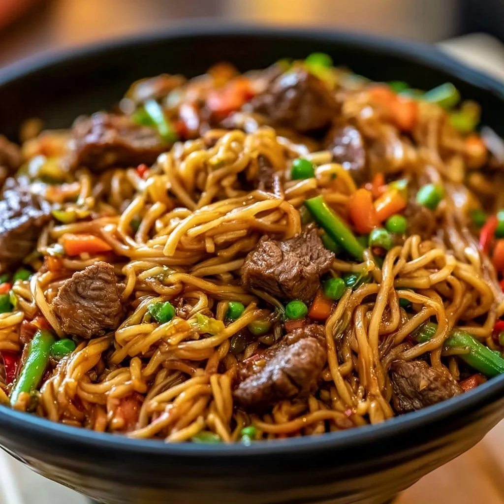 Lo Mein de bœuf