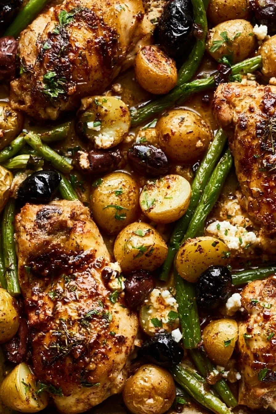 Poulet Méditerranéen en Une Seule Poêle