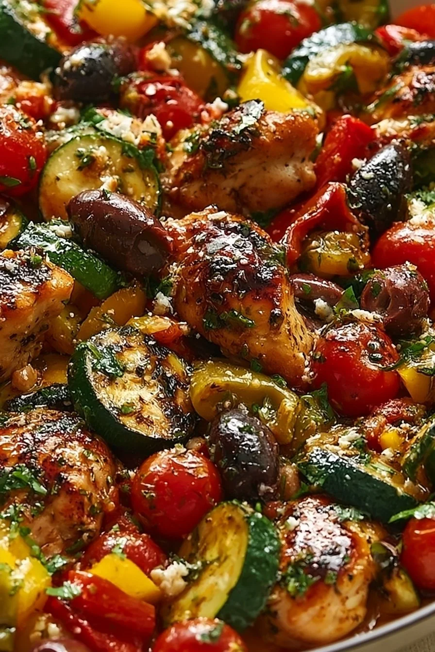 Recette de sauté de poulet méditerranéen : délice sain en 30 minutes