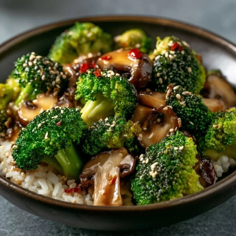Recettes de poulet asiatique faciles avec brocoli et champignons