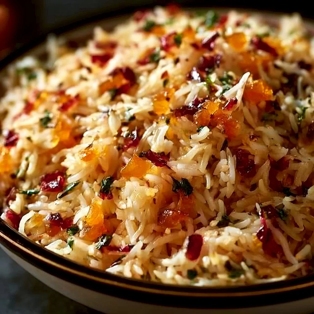 Riz persan aux bijoux