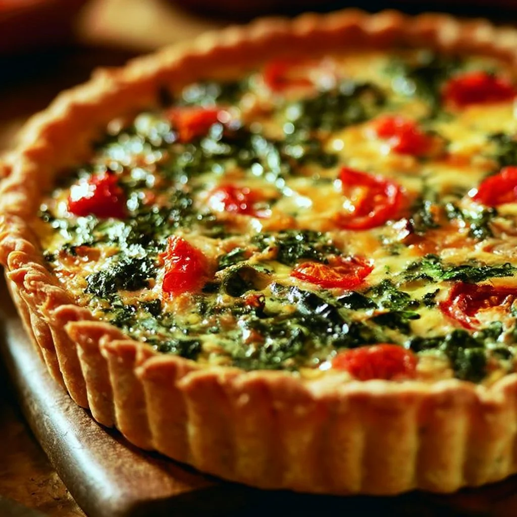 Tarte au thon et épinards