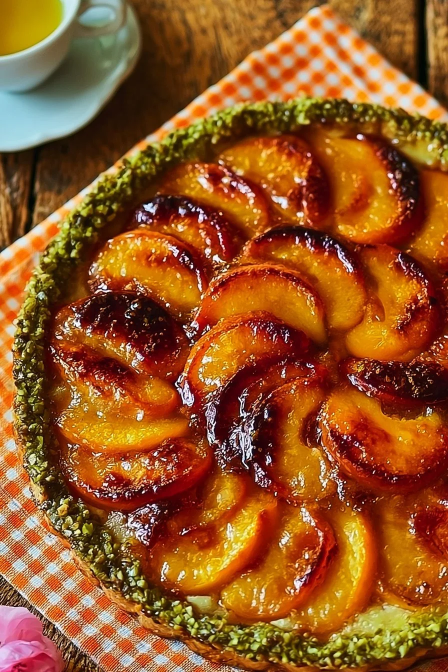 Tarte aux Abricots Amande Pistache