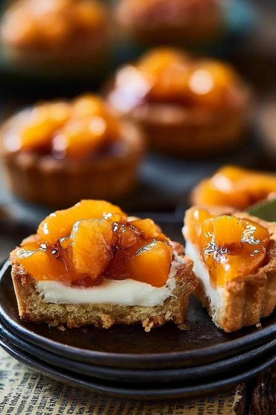 Tartelettes Abricots Vanille et Amandes
