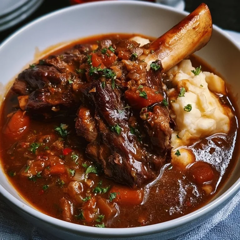 Jarrets d'agneau braisés avec accompagnement savoureux