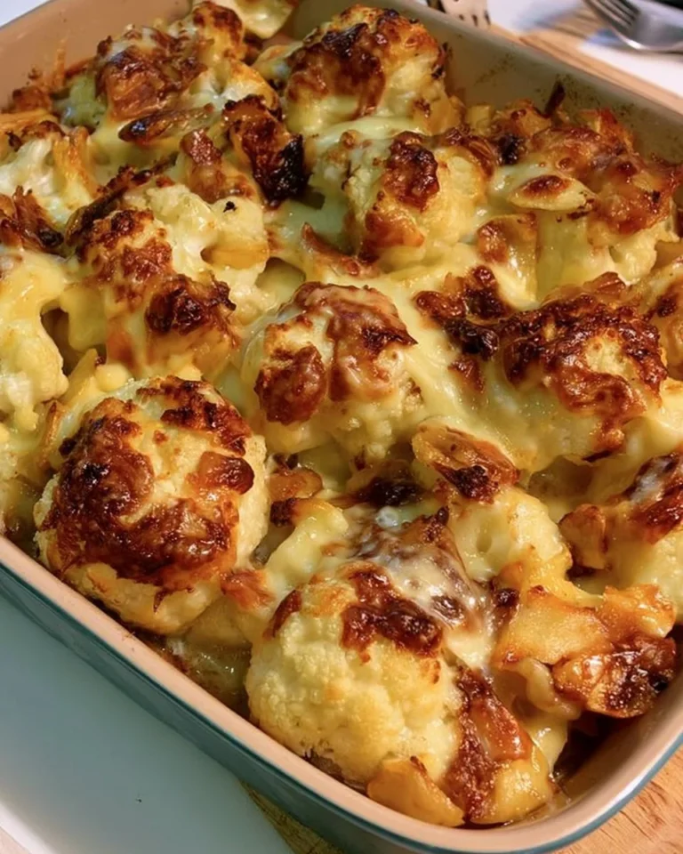 Chou-fleur au fromage Gruyère, plat savoureux et réconfortant