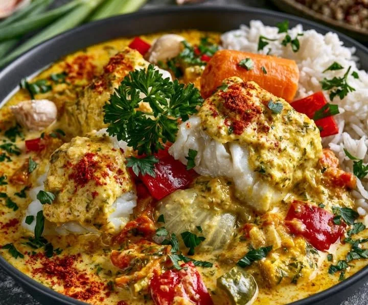 Recette de Colombo de Poisson Coco succulent avec épices créoles
