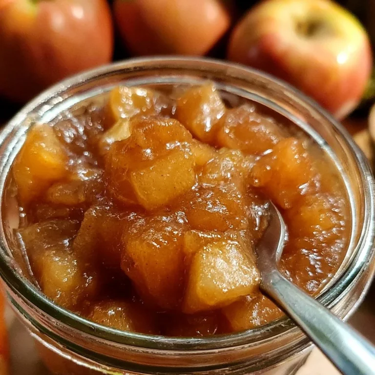 Recette de compote de pommes facile à 4 ingrédients au cuiseur lent