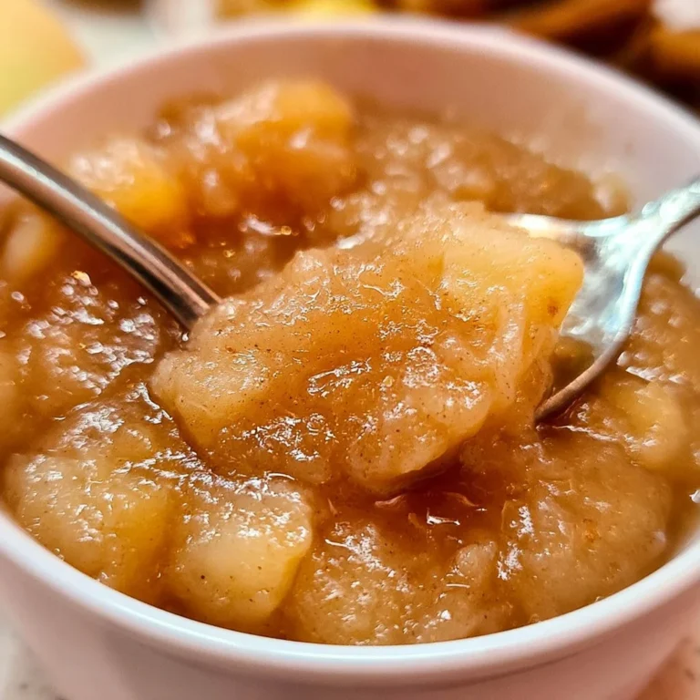 Compote de pommes faite maison dans un Instant Pot