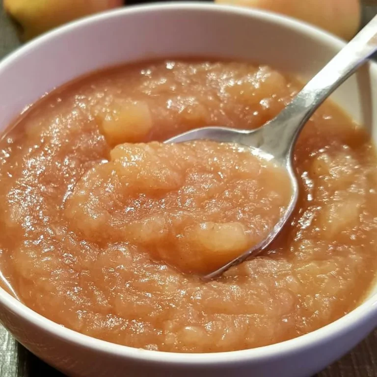 Recette de compote de pommes maison facile avec des pommes fraîches.