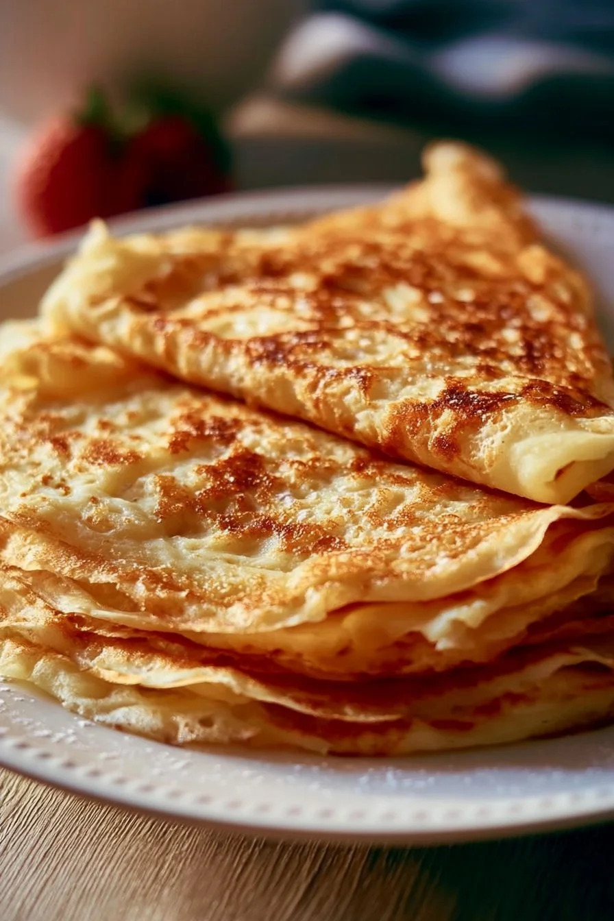 Crêpes façon Paul Bocuse servies avec garnitures délicieuses