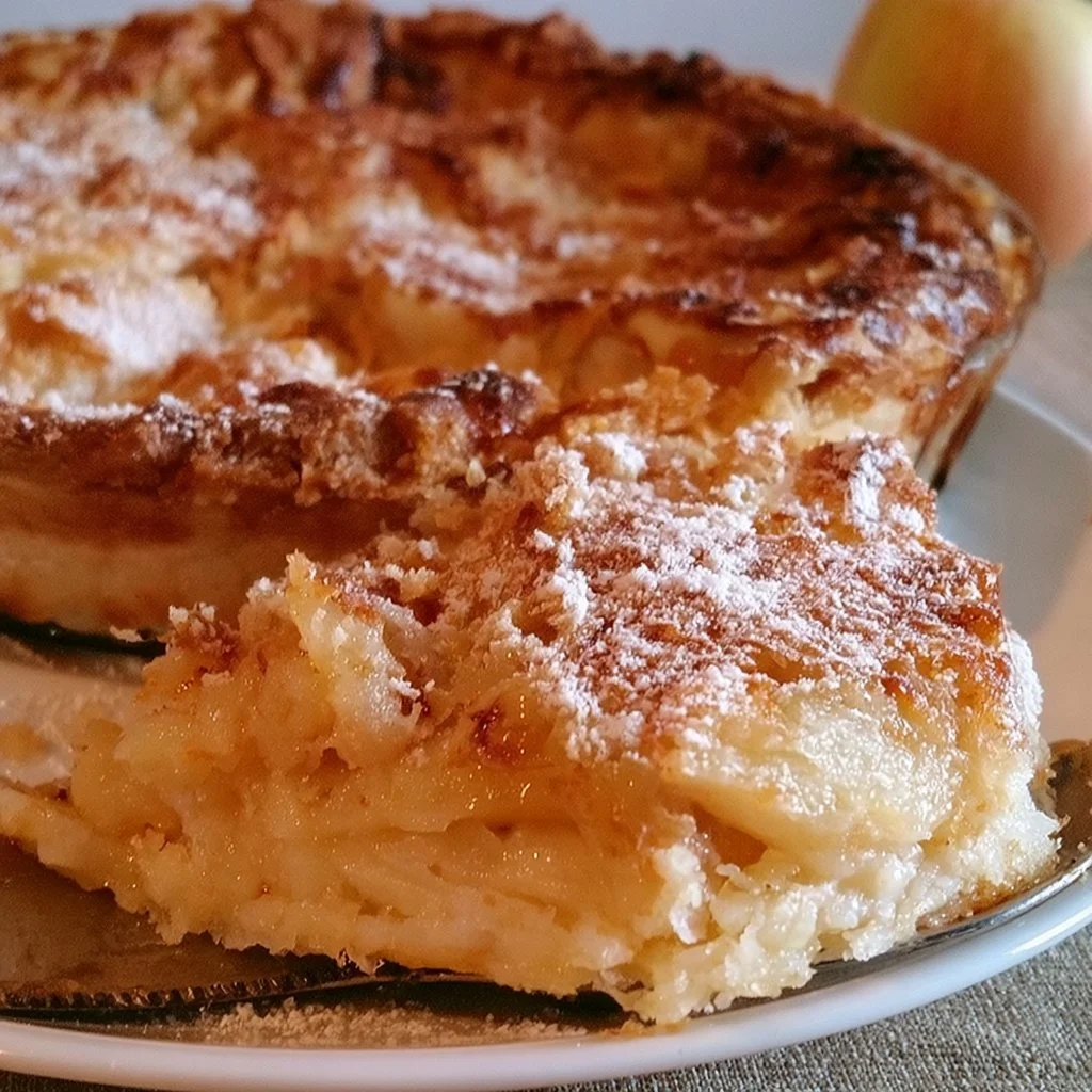 Croustade aux pommes avec croûte dorée et pommes fondantes