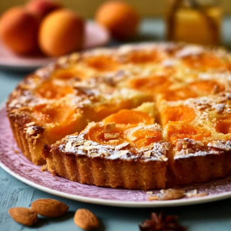 Tarte amandine aux abricots, un dessert fruité et savoureux