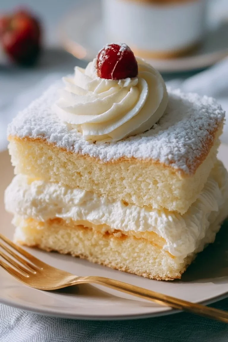 Un Gâteau Nuage léger et moelleux, idéal pour toute occasion festive.