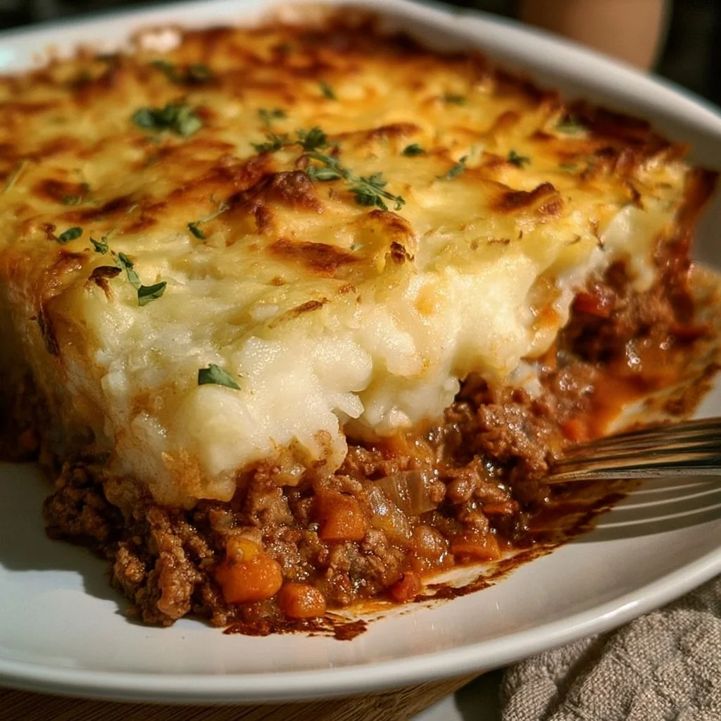 Un plat de Hachis Parmentier savoureux et réconfortant