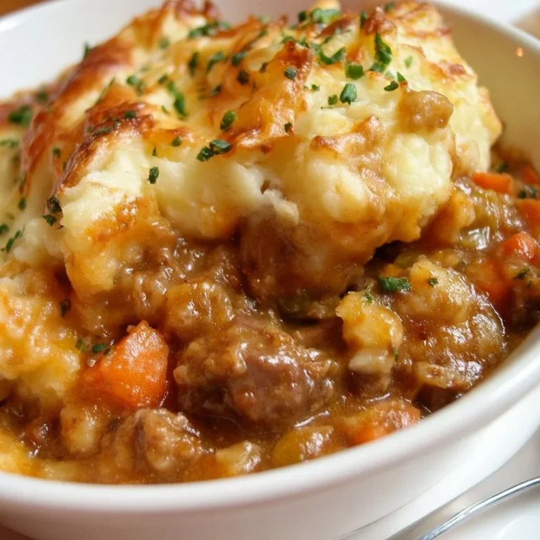 Hachis Parmentier de Bœuf à la Guinness, plat français délicieux et réconfortant