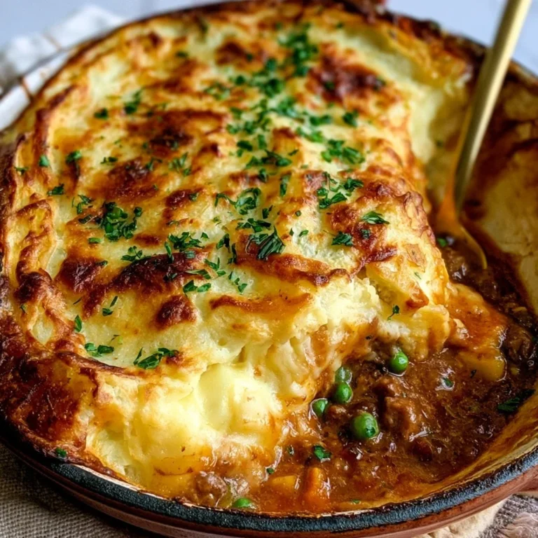 Hachis Parmentier Irlandais Traditionnel avec purée et viande hachée
