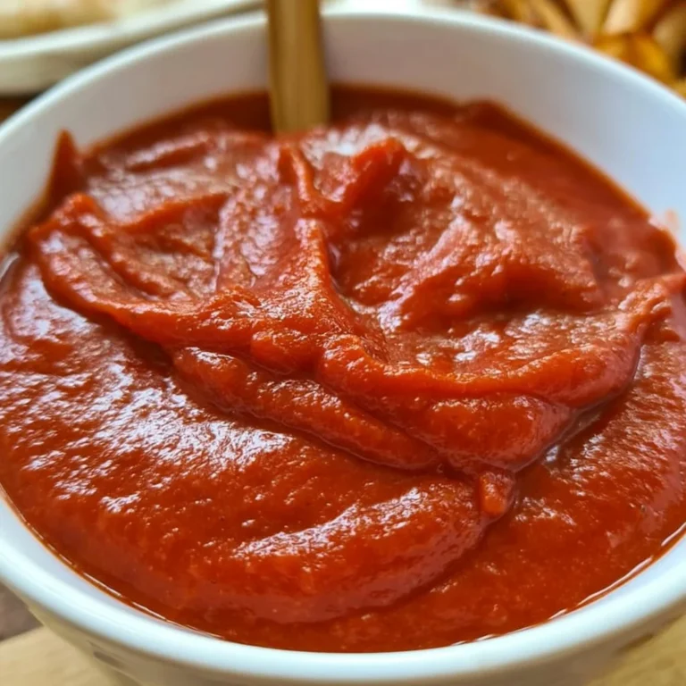 Recette de ketchup maison rapide en 5 minutes pour accompagner vos plats.