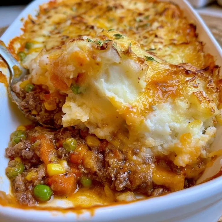 Recette de la meilleure et rapide tourte de berger avec ingrédients frais