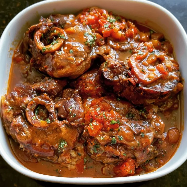 Assiette d'Osso Buco savoureux avec accompagnement de riz