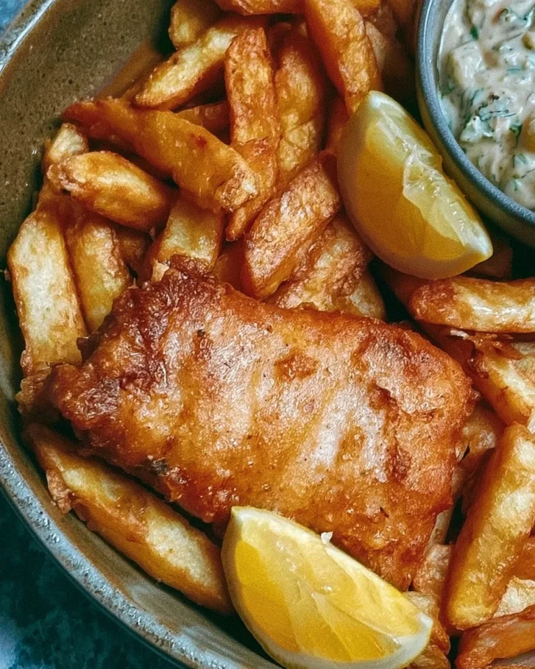 Plat de poissons et frites britanniques classiques