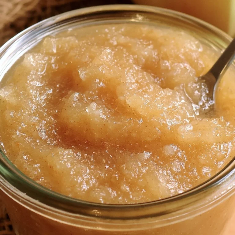 Bol de compote de pommes maison servie avec un morceau de pain