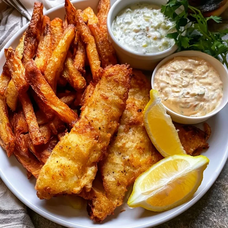 Recette de fish and chips de la Cheesecake Factory, filets de poisson à la friteuse à air.