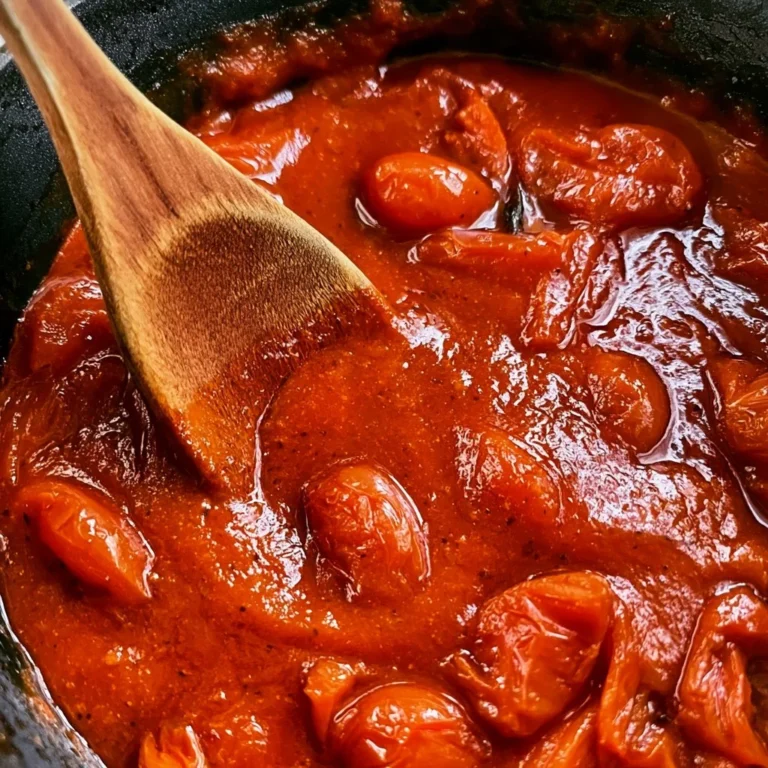 Recette savoureuse de sauce tomate rôtie pour vos plats et pizzas
