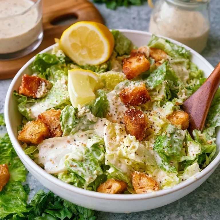 Vinaigrette pour salade César maison: recette simple et saine