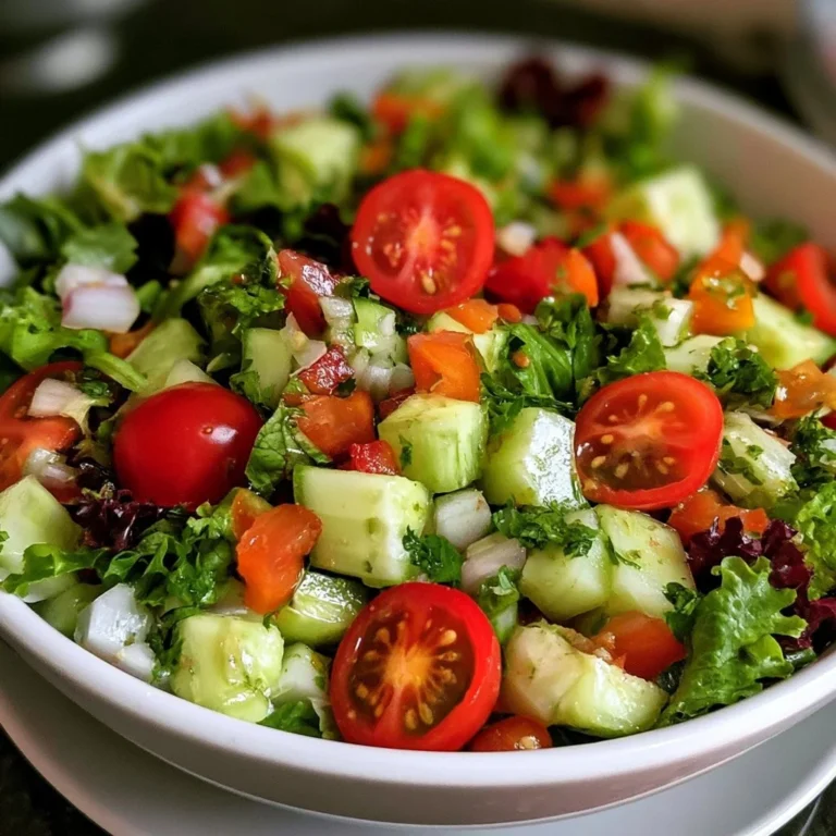 Recette de salade fraîcheur avec légumes colorés et vinaigrette légère