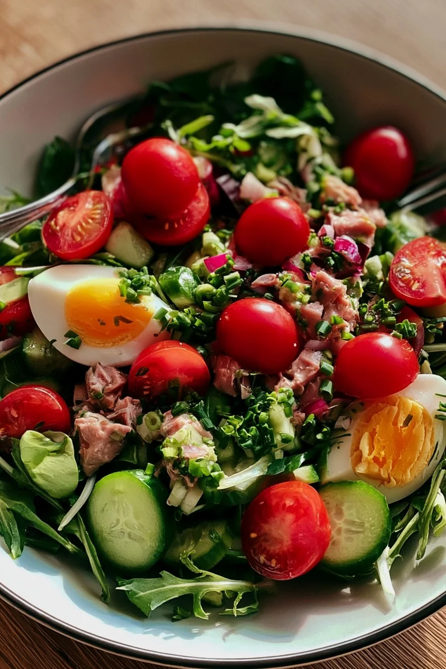 Salade minceur au thon, un plat léger et sain pour un régime équilibré
