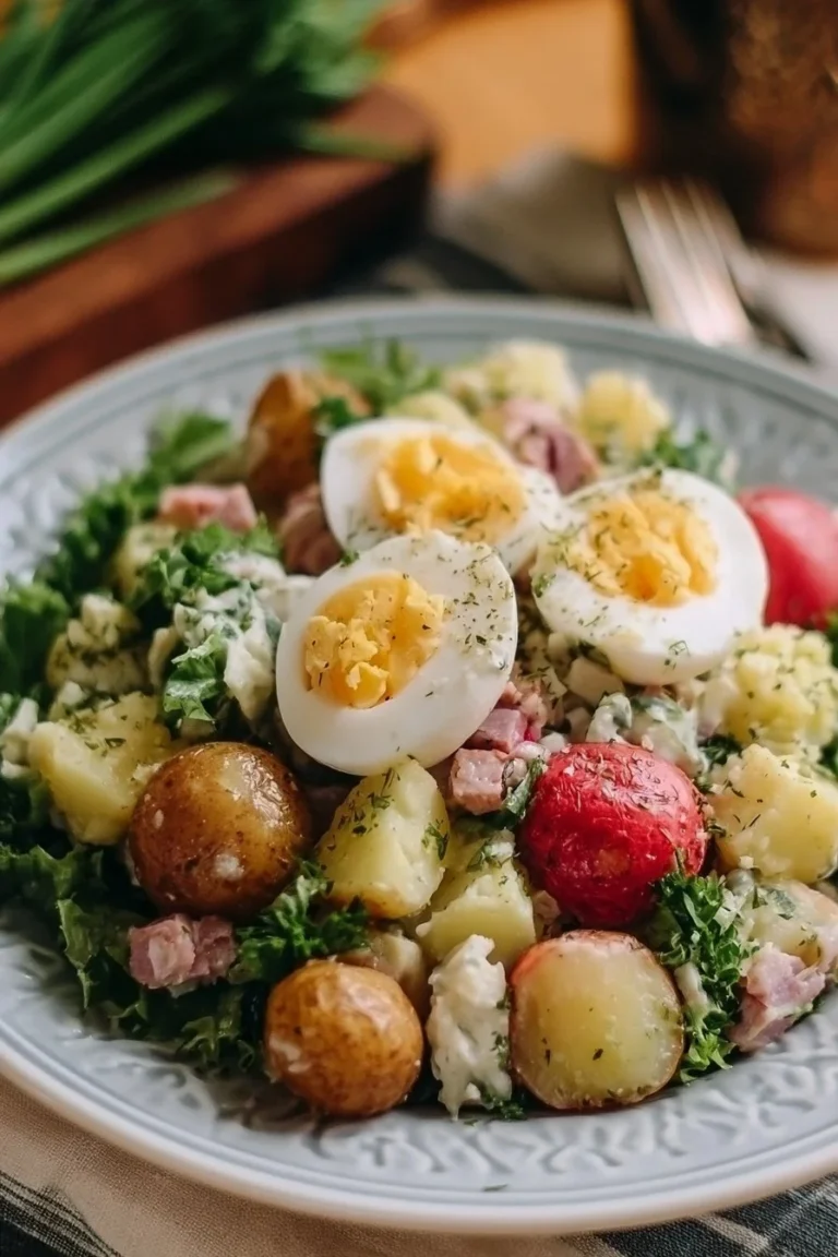 Salade Piémontaise Légère avec légumes frais et vinaigrette délicate