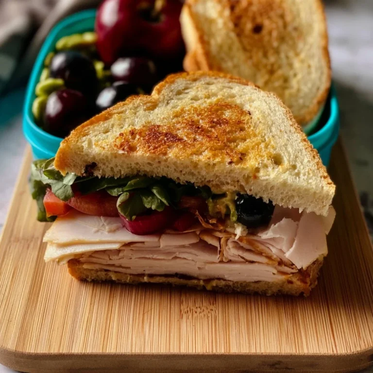 Sandwichs déjeuner pour une boîte à lunch scolaire avec dinde et autres ingrédients