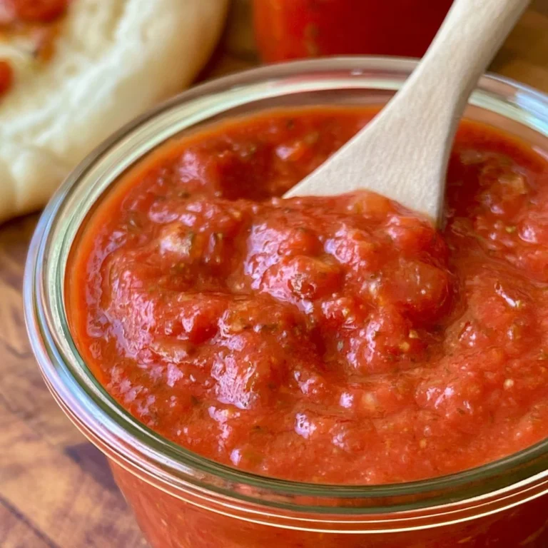 Sauce à pizza sans cuisson prête en 5 minutes avec sauce tomate en conserve