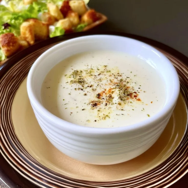 Recette de sauce César maison facile et rapide pour vos salades.