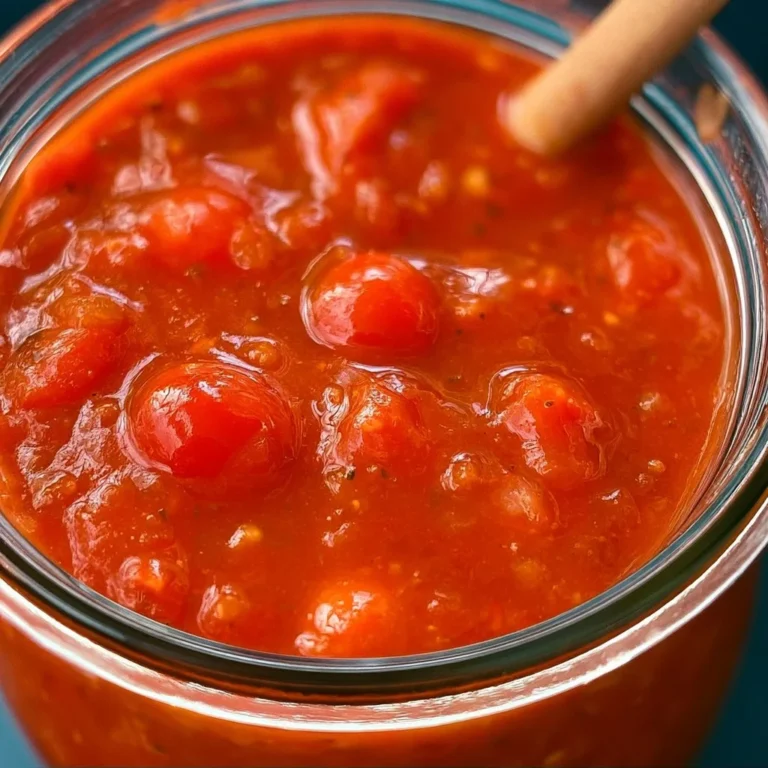 Sauce de tomates cerises mijotée dans un pot, idéale pour les plats savoureux.