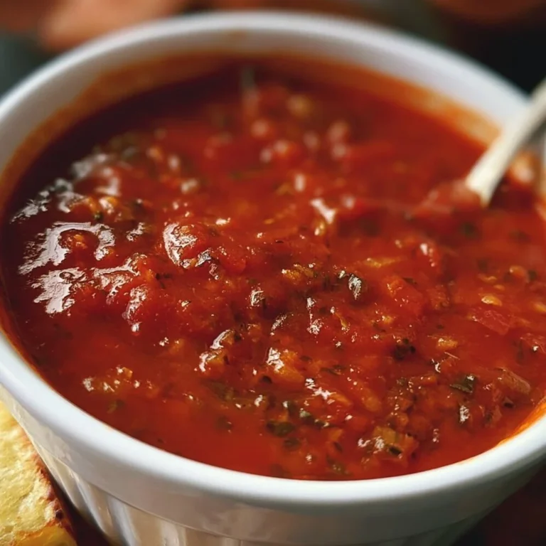 Recette de sauce marinara maison pour pâtes et pizzas