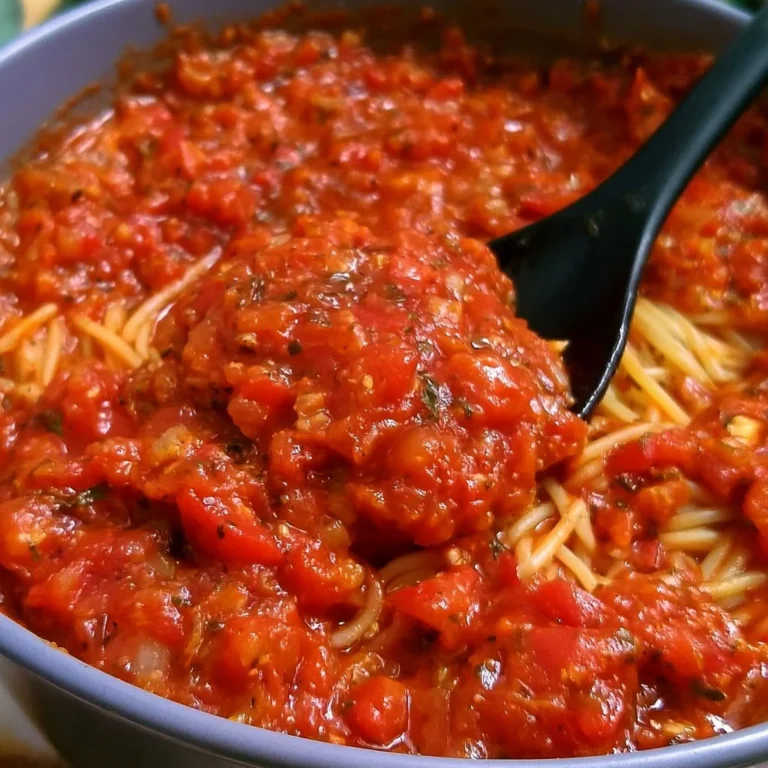 Assiette de spaghetti avec sauce tomate fraîche et herbes aromatiques