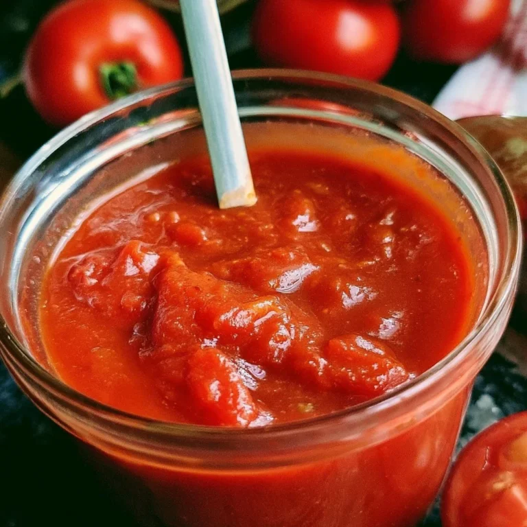 Recette de sauce tomate maison pour plats italiens et plus