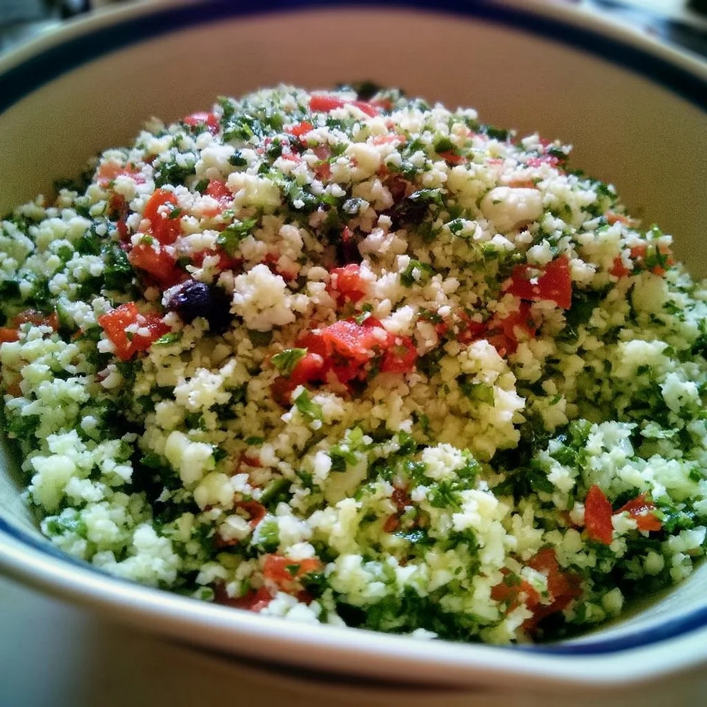 Recette de Taboulé Cru au Chou-Fleur frais et coloré