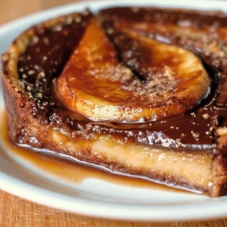 Tarte aux poires et chocolat, un dessert savoureux et élégant