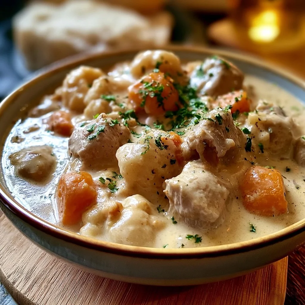 Recette de blanquette de veau crémeuse et facile à préparer