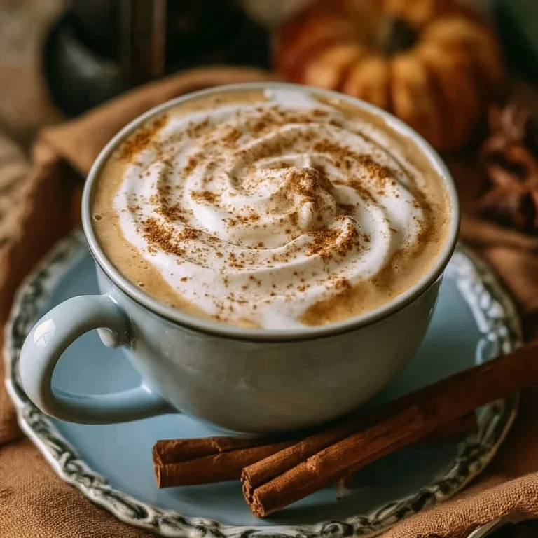 Chai latte épicé à la citrouille dans une tasse