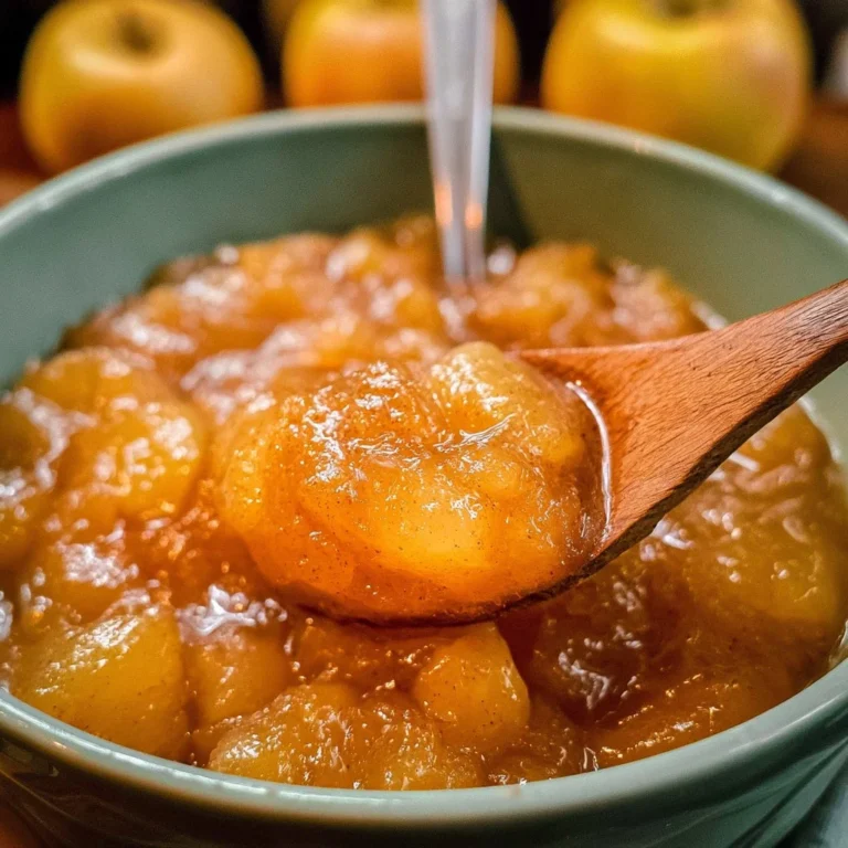 Recette de compote de pommes préparée à la casserole