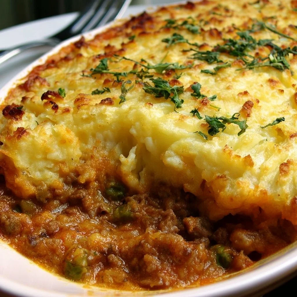 Hachis Parmentier Irlandais avec viande et purée de pommes de terre