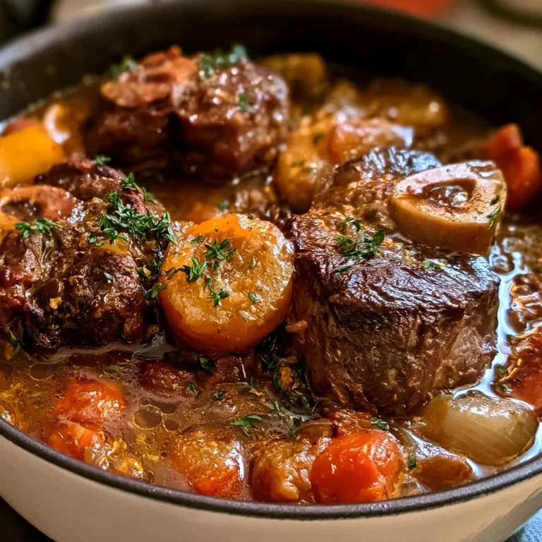 Plat d'Osso Buco de Bœuf savoureux pour des soirées dîners douillettes