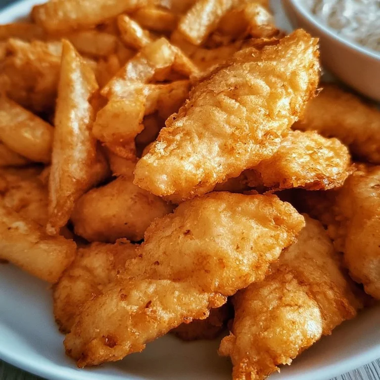 Assiette de poisson frites croustillantes avec sauce tartare