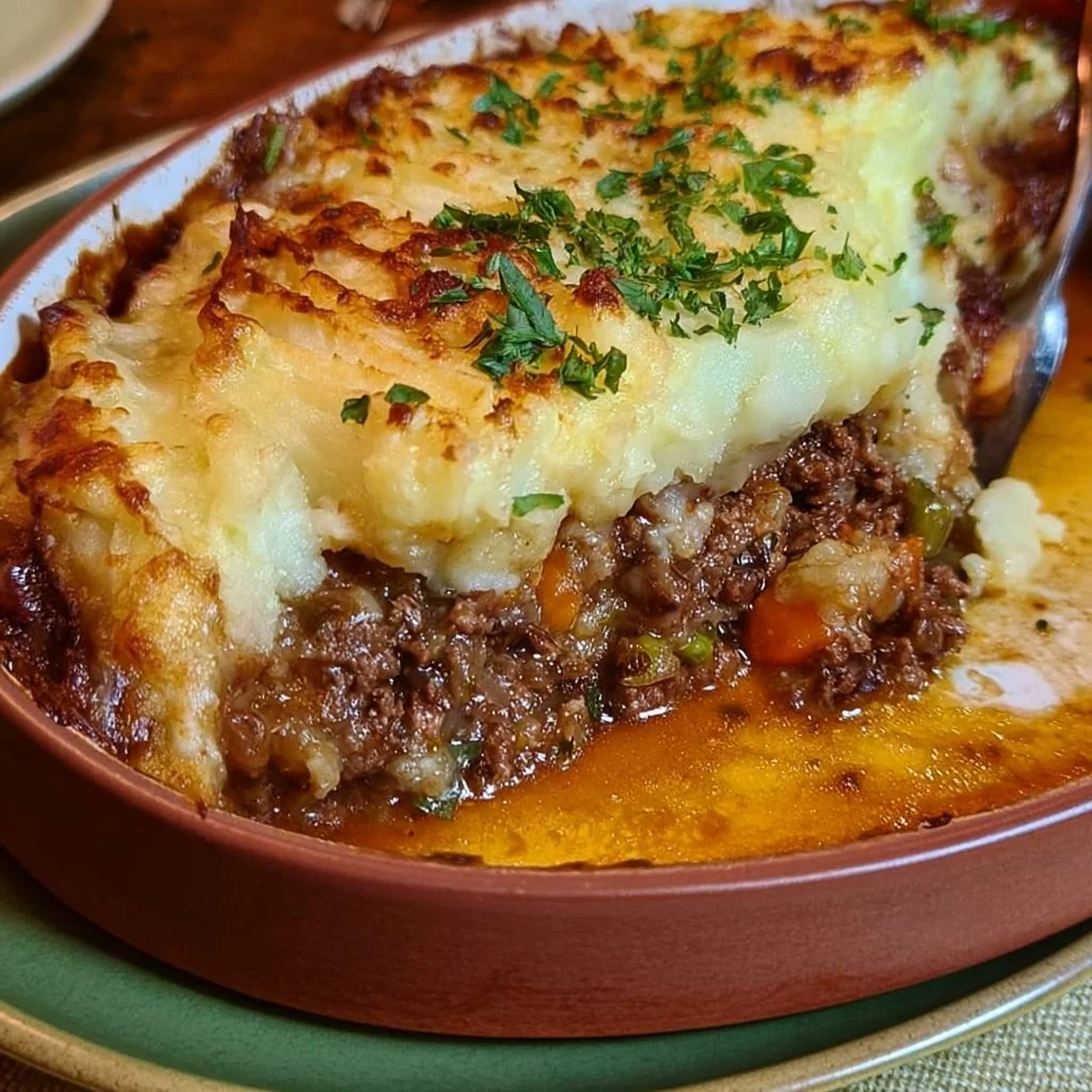Recette de Hachis Parmentier de Julia Child avec purée et viande hachée