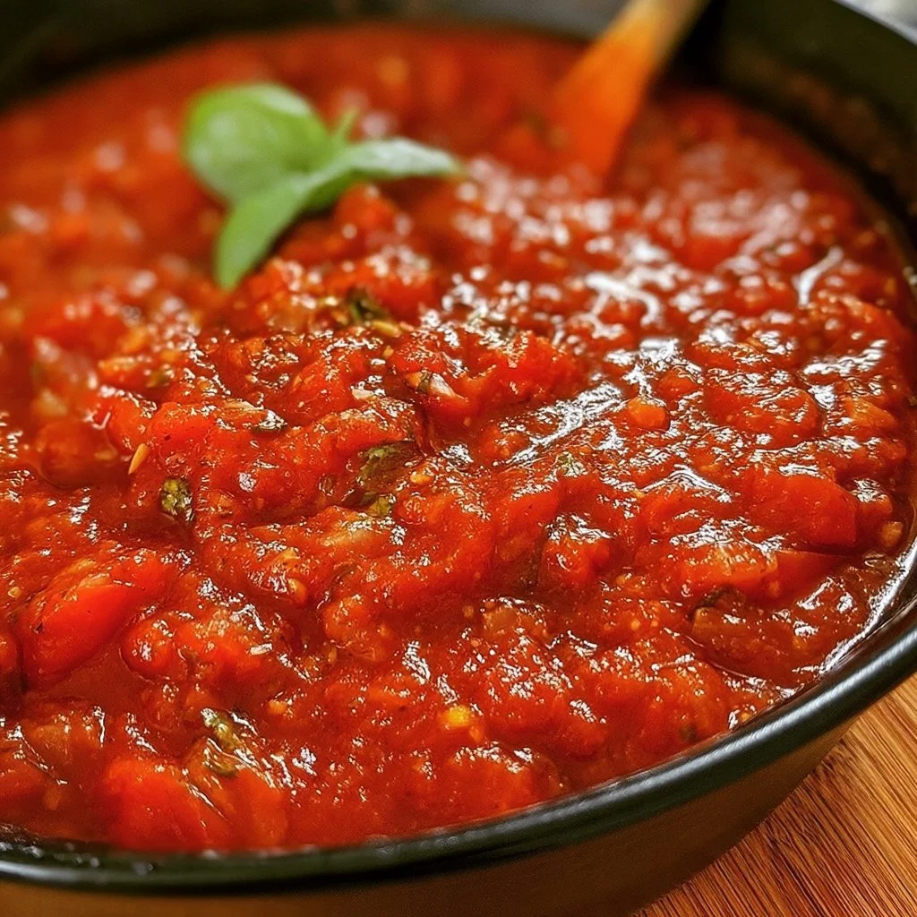 Sauce marinara maison classique pour accompagner vos plats italiens