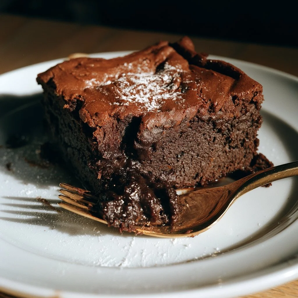 Brownie fondant à la patate douce, dessert chocolaté et moelleux